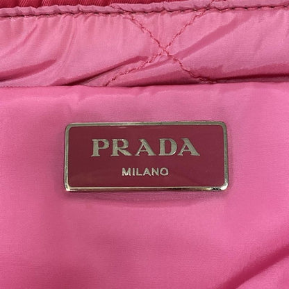 Prada Tote Tessuto Bomber Pink Leather