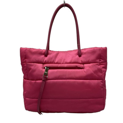 Prada Tote Tessuto Bomber Pink Leather