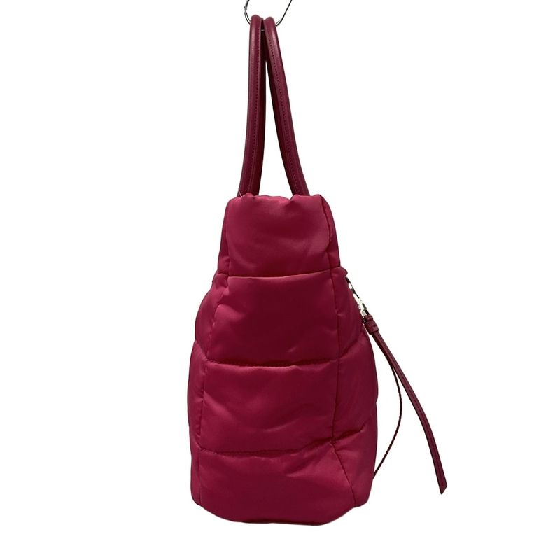 Prada Tote Tessuto Bomber Pink Leather