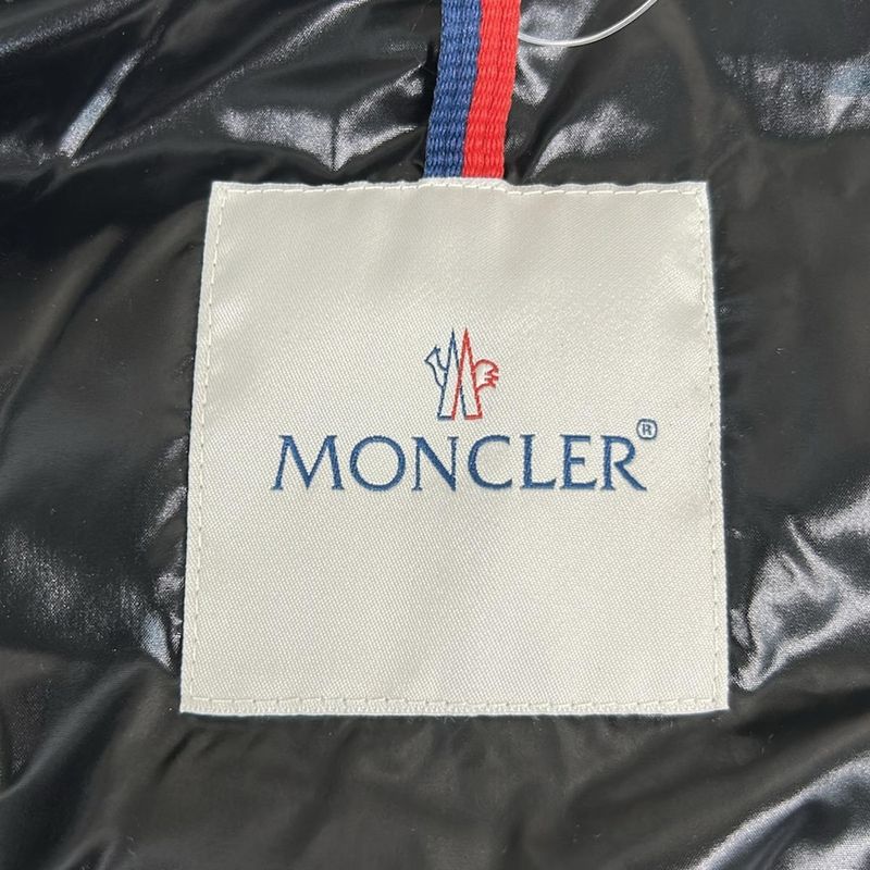 Moncler Down Vest 1 S Ghany Black Zip Up Autumn Winter