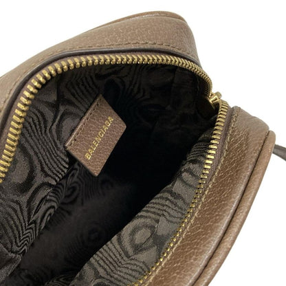 Gucci Shoulder Bag the Hacker Zip Dark Brown Beige Multi Collaboration Leather
