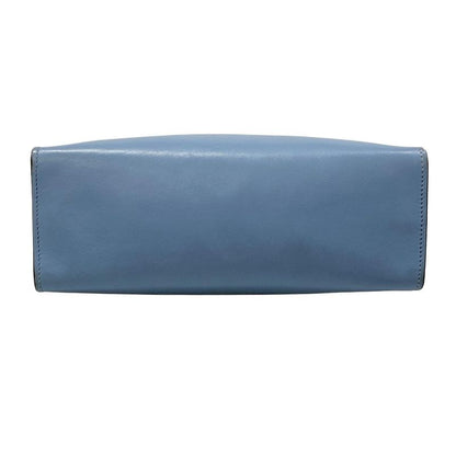 Prada Shoulder Bag Esplanade Light Blue Yellow Multi Leather