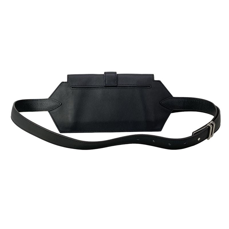Hermes Waist Pouch Elan Pocket 24 Black Silver