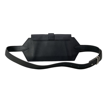 Hermes Waist Pouch Elan Pocket 24 Black Silver