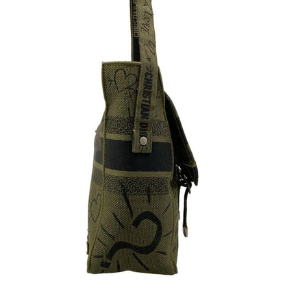 Dior Shoulder Bag Camp Khaki Black