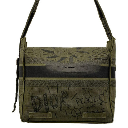 Dior Shoulder Bag Camp Khaki Black