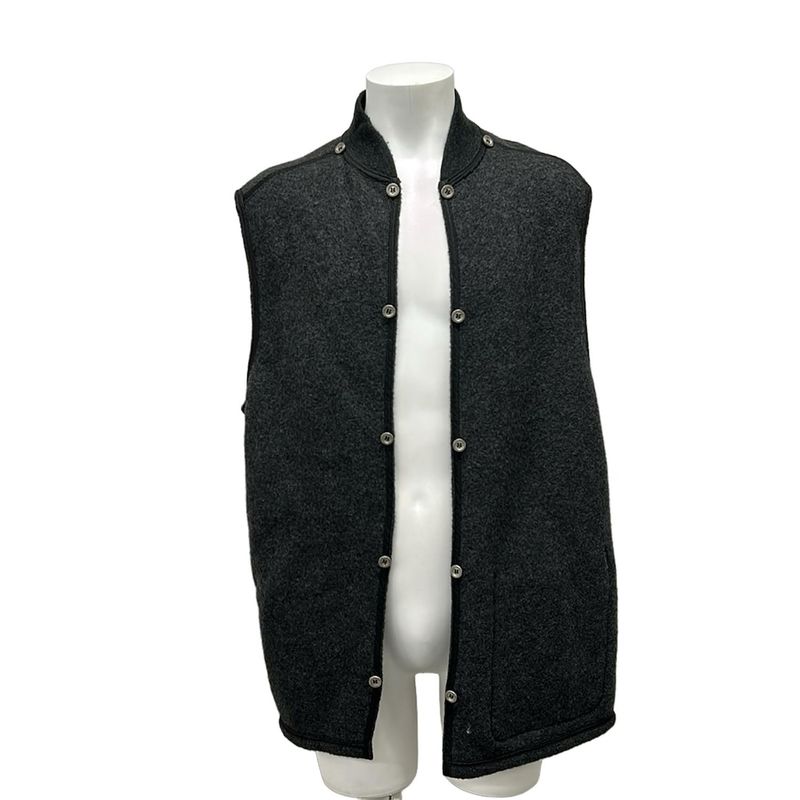 Hermes Jacket 50 XL Black Long Sleeve Zip Up Spring Autumn