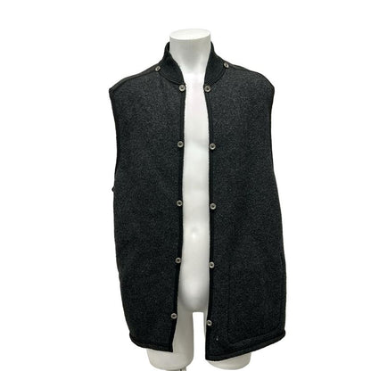 Hermes Jacket 50 XL Black Long Sleeve Zip Up Spring Autumn