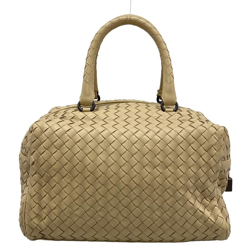 Bottega Veneta Handbag Mini Top Handle Bag Gray Leather