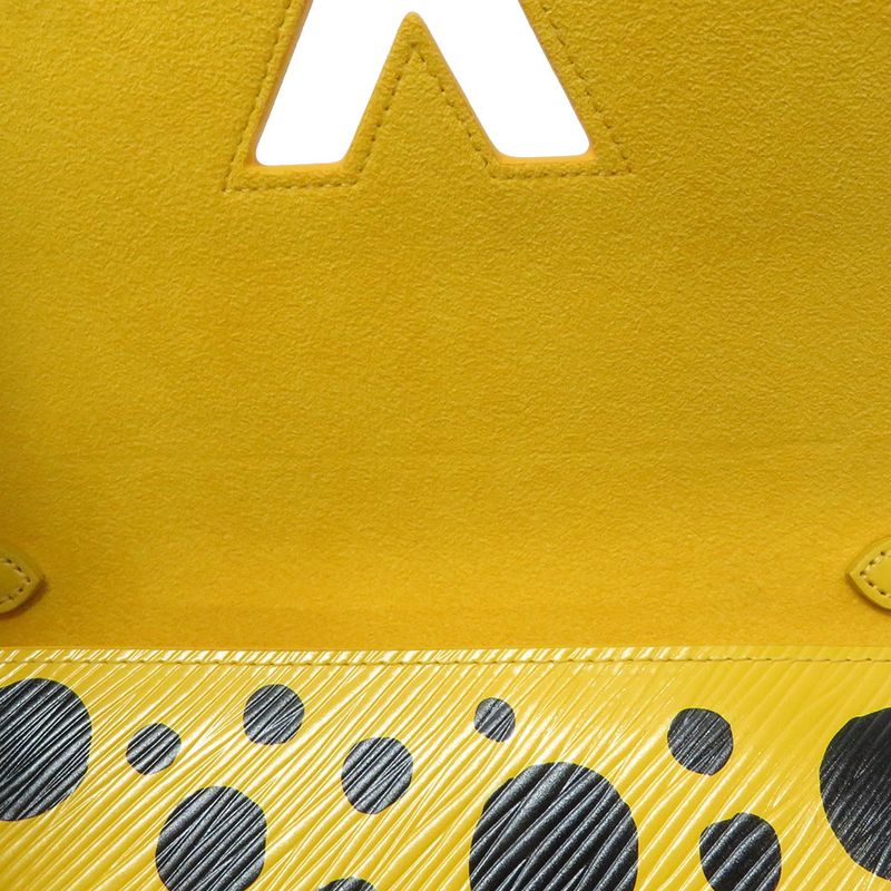 Louis Vuitton Chain Wallet Epi Infinity Dot LV Yk Portefeuille Twist Yayoi