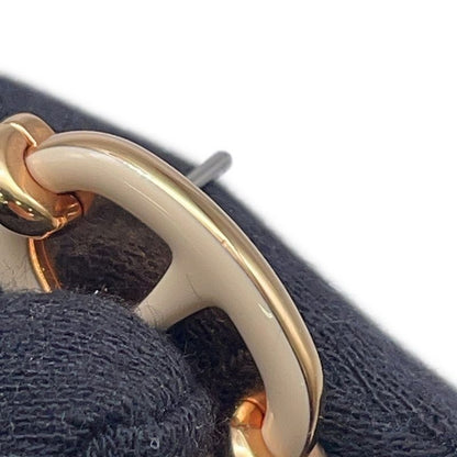 Hermes Earrings Mini Maillon Cles Pink Gold