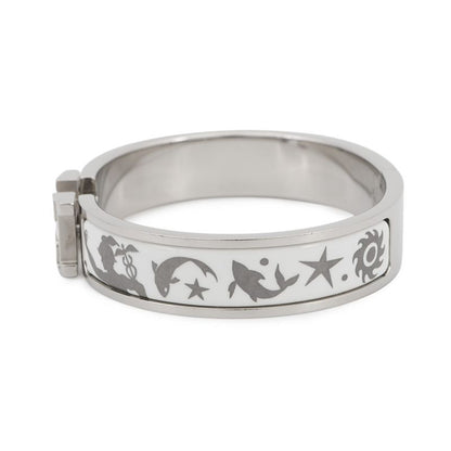 Hermes Bracelet Click PM Attracted by the Charm of Orpheus White Silver