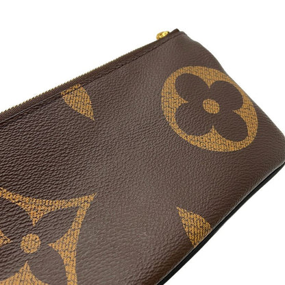 Louis Vuitton Pouch Monogram Reverse Giant Pochette Trio Coin Case Black