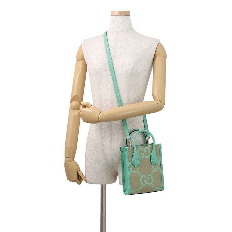 Gucci Jumbo GG Canvas Mini Tote 2-Way Shoulder Bag