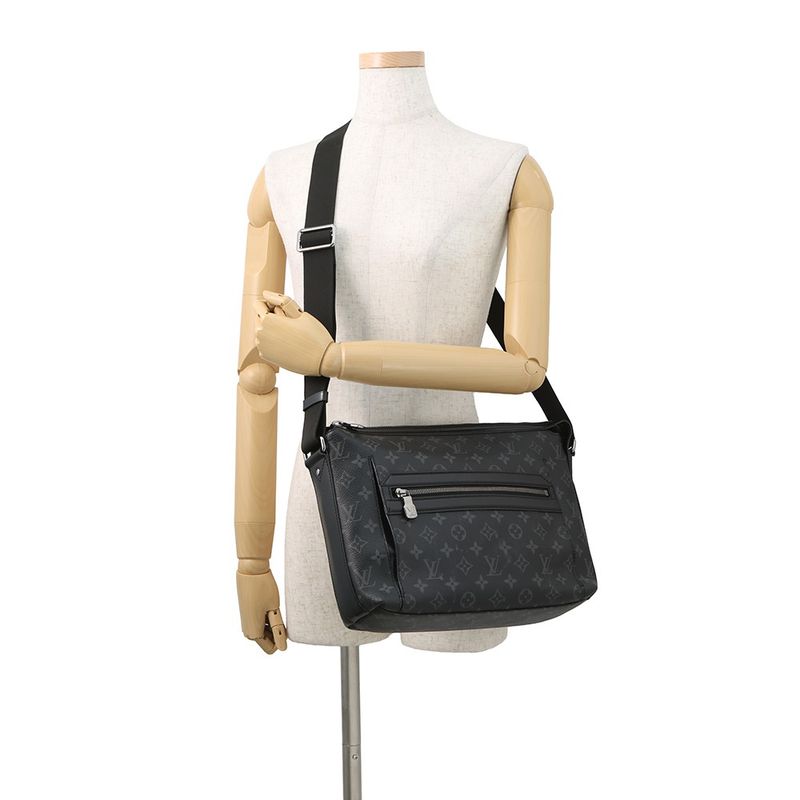 Louis Vuitton Shoulder Bag Monogram Eclipse Odice Messenger PM Black