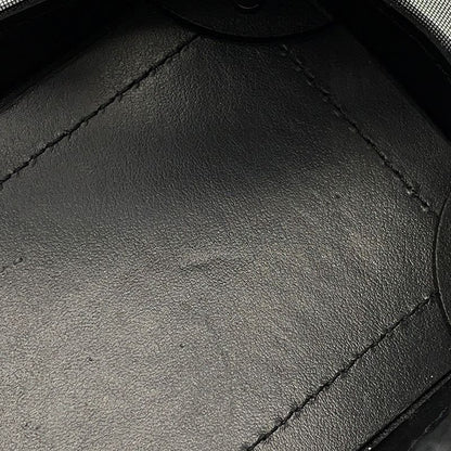 Louis Vuitton Shoulder Bag Monogram Mesh Leather Soft Trunk Embroidery Black