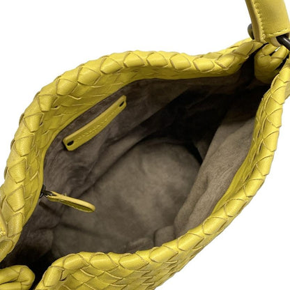 Bottega Veneta Handbag Intrecciato Yellow Leather