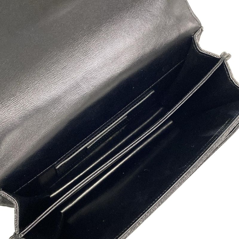 Saint Laurent Paris Shoulder Bag Sunset Black Chain