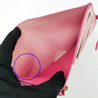 Louis Vuitton Vertical CP Wallet Fuchsia Pink Leather Bifold