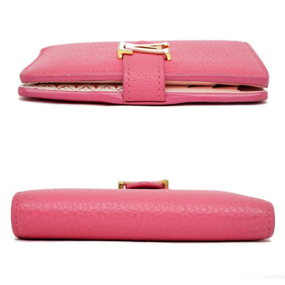 Louis Vuitton Vertical CP Wallet Fuchsia Pink Leather Bifold
