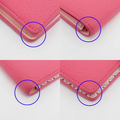 Louis Vuitton Vertical CP Wallet Fuchsia Pink Leather Bifold