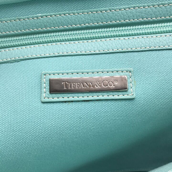 Tiffany & Co Canvas Tote Large Cobalt Blue Purse
