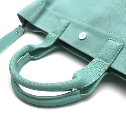 Tiffany & Co Canvas Tote Large Cobalt Blue Purse