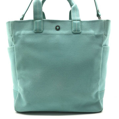 Tiffany & Co Canvas Tote Large Cobalt Blue Purse