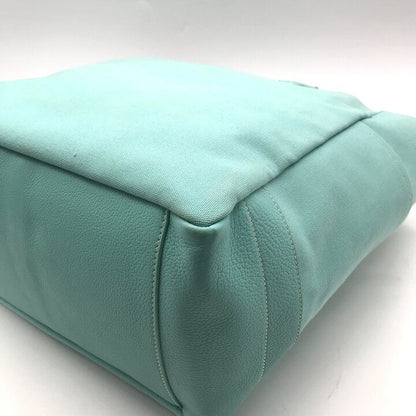 Tiffany & Co Canvas Tote Large Cobalt Blue Purse