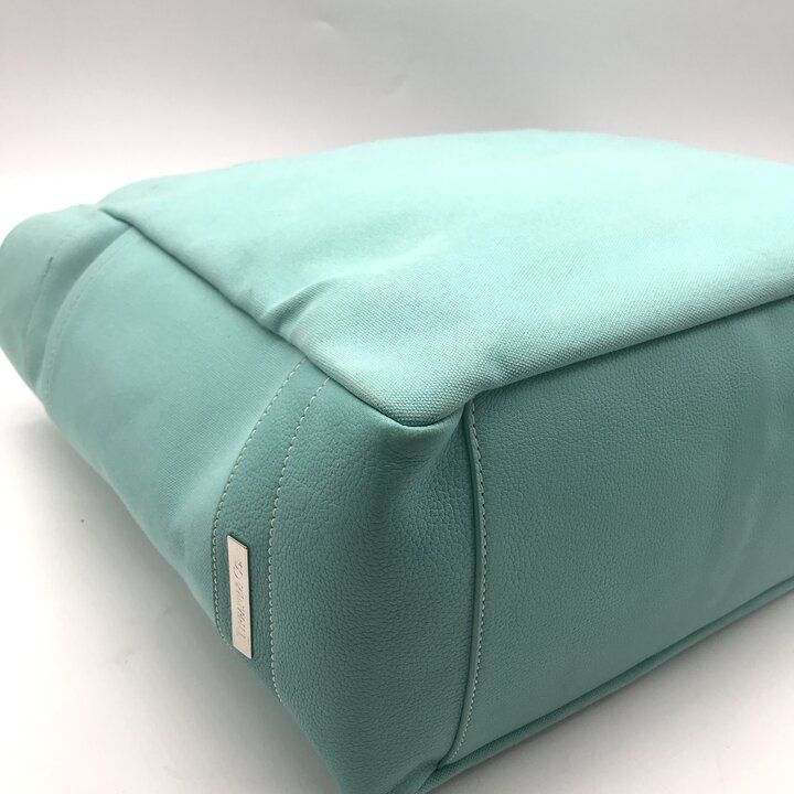 Tiffany & Co Canvas Tote Large Cobalt Blue Purse