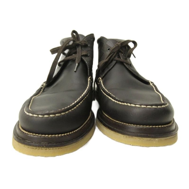 Louis Vuitton Damier Chukka Boots Moccasins Shoes Cles Leather 6 Black