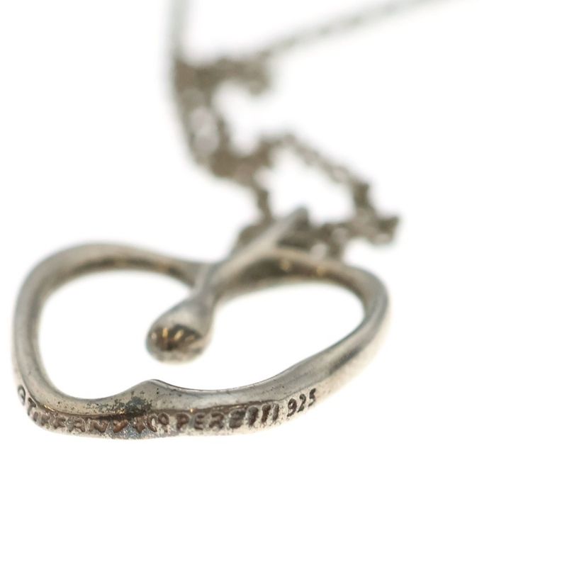Tiffany & Co Apple Chain Pendant Necklace 925 Sterling Silver