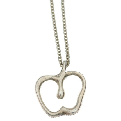 Tiffany & Co Apple Chain Pendant Necklace 925 Sterling Silver