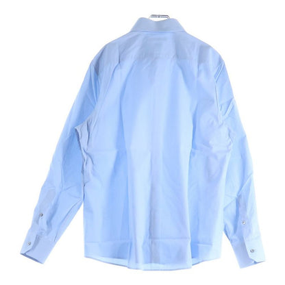 Gucci GG Allover Pattern Dress Shirt Long Sleeve Top Cotton Blue