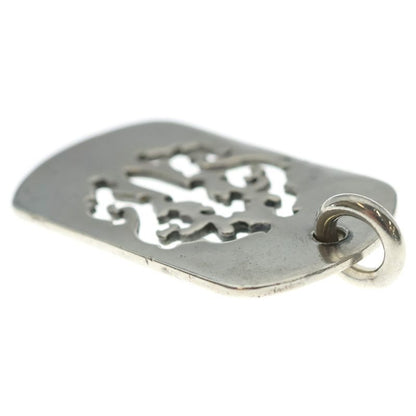 Chrome Hearts D Tag Lrg Dagger Old Vine Daga Cutout Dog Tag Large Pendant Top
