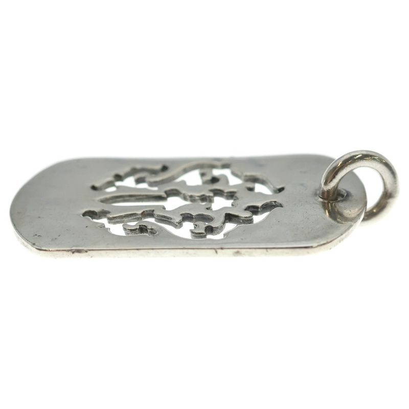Chrome Hearts D Tag Lrg Dagger Old Vine Daga Cutout Dog Tag Large Pendant Top