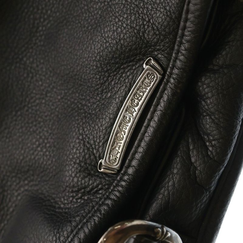 Chrome Hearts Gunslinger Messenger Bag Small CH Cross Black