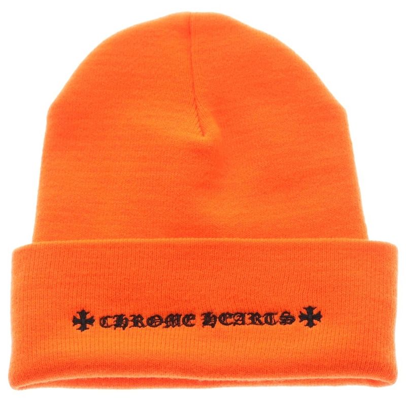Chrome Hearts CH Logo Embroidery Acrylic Beanie Knit Hat
