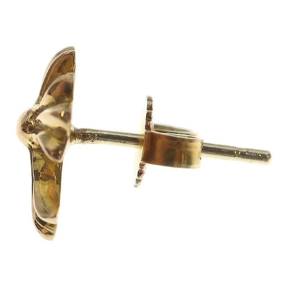 Chrome Hearts 22k No2 CH Crs 22k CH Cross Stud Earrings Gold
