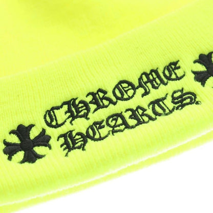 Chrome Hearts Watch Cap Logo Embroidery Knit Cap Beanie Yellow