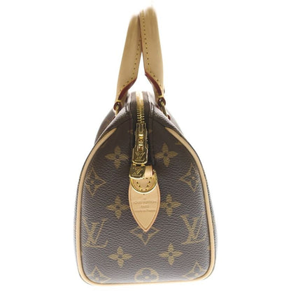 Louis Vuitton Monogram Speedy Bandouliere 20 2-Way Leather Shoulder Bag Brown