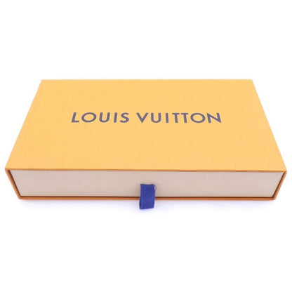Louis Vuitton Portefeuille Brother Wallet Card Case Croco Taurillon Green Grey