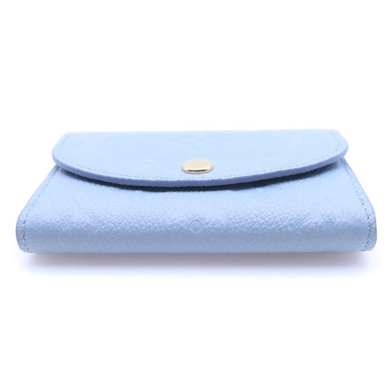 Louis Vuitton Monogram Empreinte Porto Monero Rosalie Compact Wallet Trifold