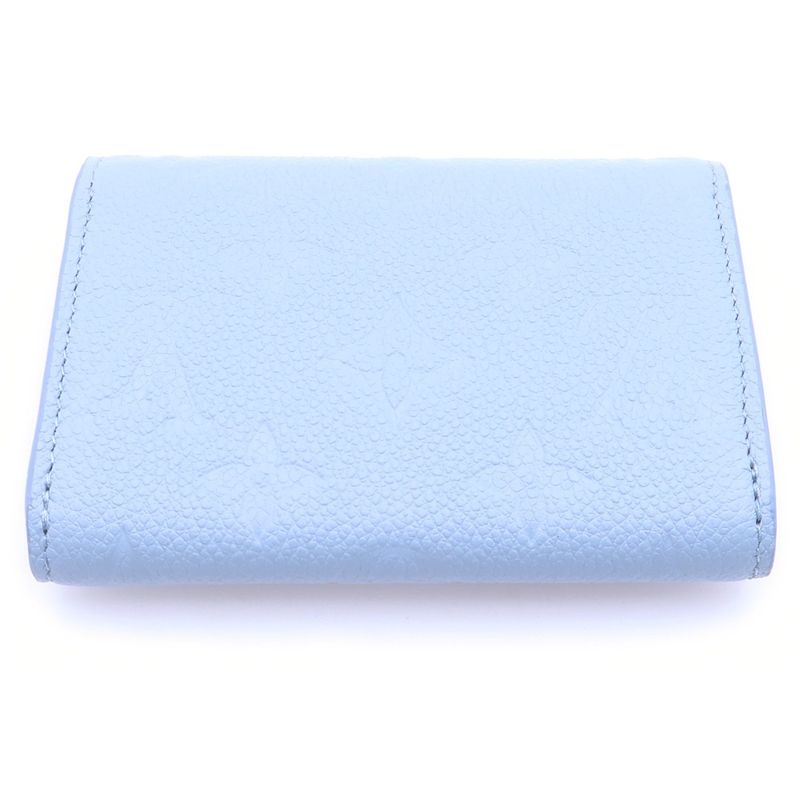Louis Vuitton Monogram Empreinte Porto Monero Rosalie Compact Wallet Trifold