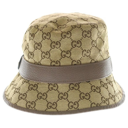 Gucci GG Canvas Fedora Hat Bucket Hat Brown