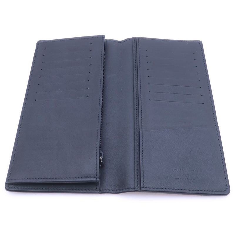 Louis Vuitton LV Aerogram Portefeuille Brother NM Bifold Wallet Black