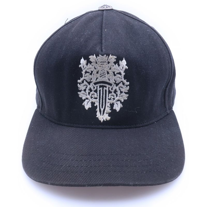 Chrome Hearts Trucker Cap Denim Vine Daga Cap with Embroidered Cross Ball Hat