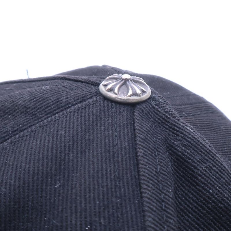 Chrome Hearts Trucker Cap Denim Vine Daga Cap with Embroidered Cross Ball Hat