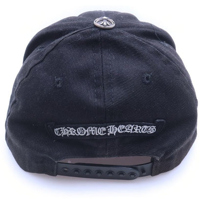 Chrome Hearts Trucker Cap Denim Vine Daga Cap with Embroidered Cross Ball Hat