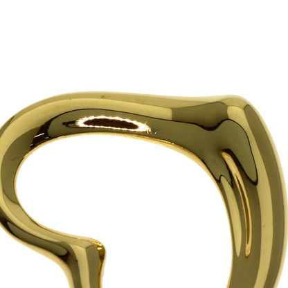 Tiffany & Co Open Heart Pendant Top 18k Yellow Gold